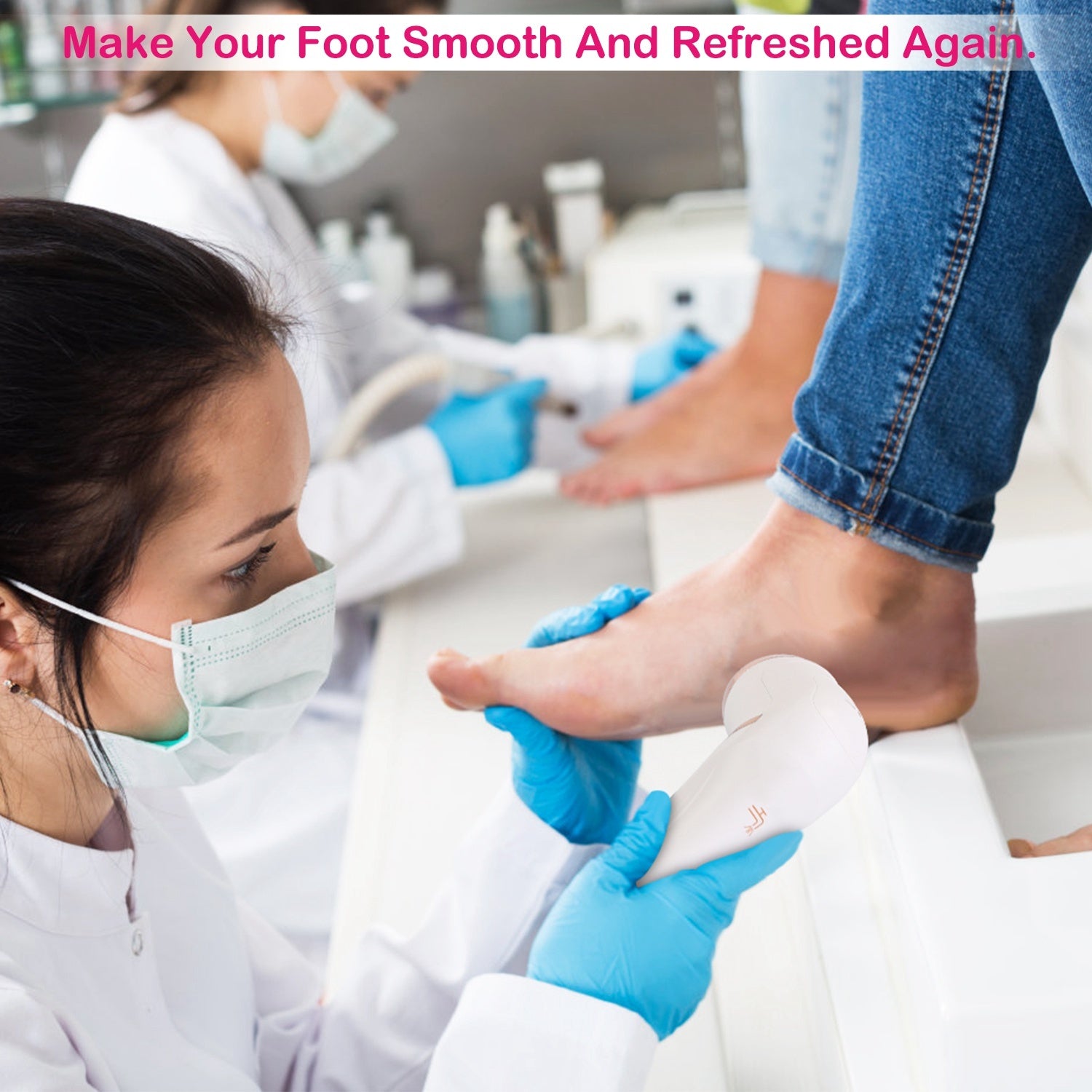 17Pcs Electric Foot Callus Remover With Vacuum Foot Grinder Rechargeable Foot File Dead Skin Pedicure Machine With 3 Grinding Heads 2 Speeds Foot Care Tool - DropOnline.co