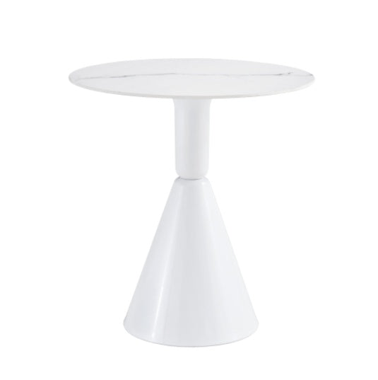 White Coffee Table, Simple Modern Negotiation Table, Balcony Dining Table - DropOnline.co