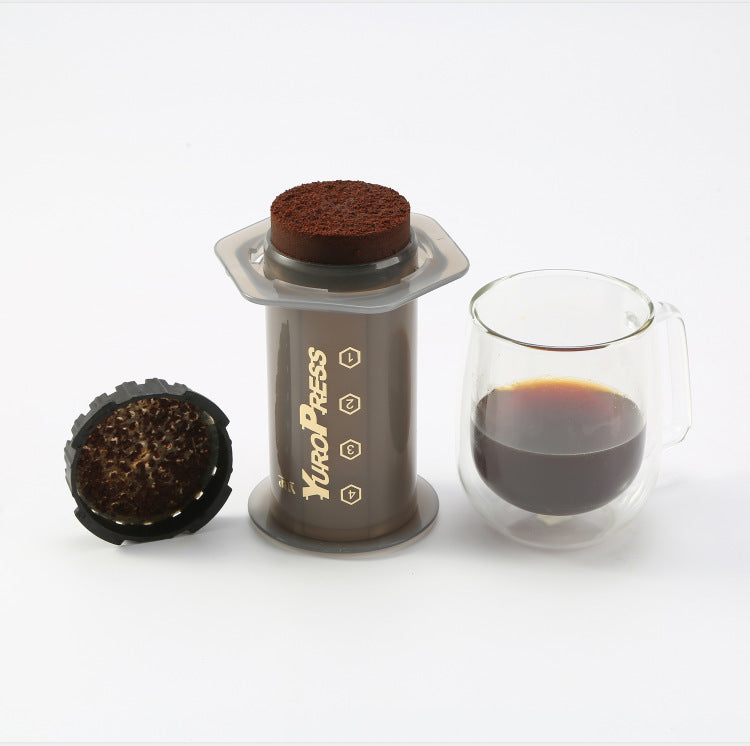 French Filter Cup Method Press Pot Tea Coffee Maker - DropOnline.co