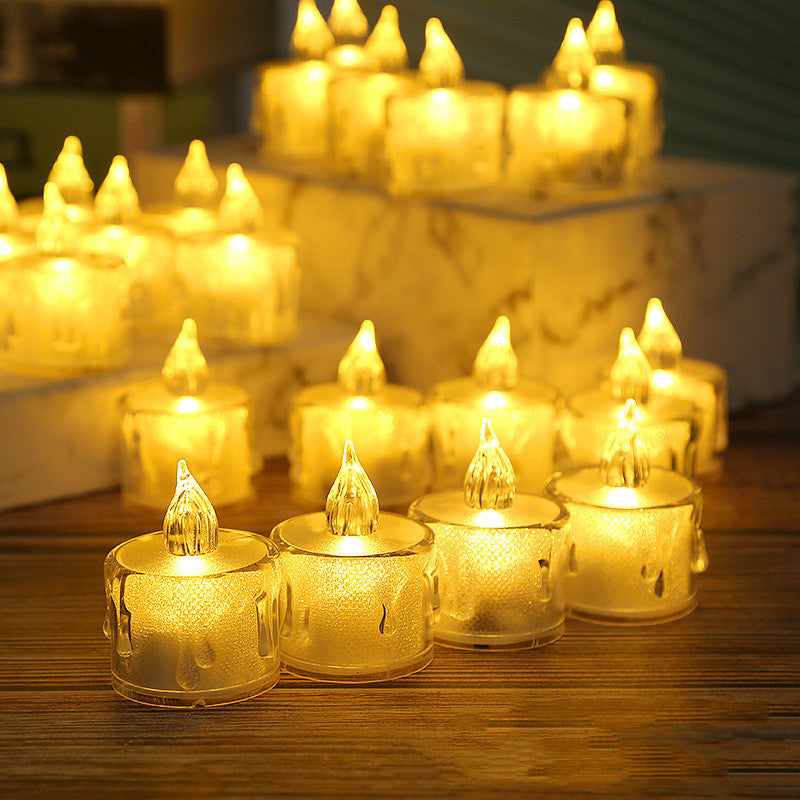 Led Lights Electronic Candle Lighted Tea Wax Home Decor Candles Lamp - DropOnline.co