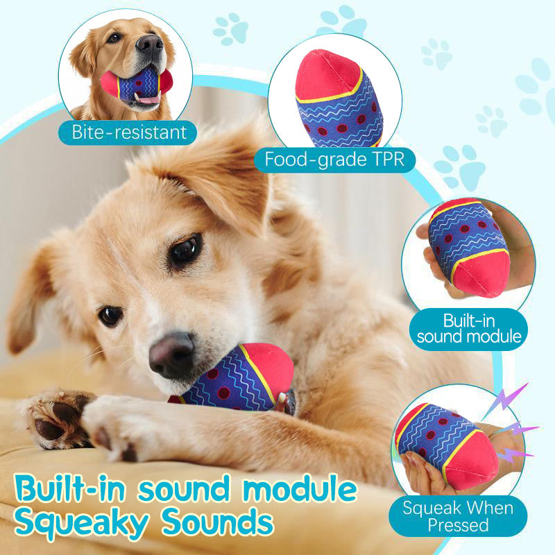 Easter Egg Toys for Pet - Interactive Dog Egg Toy with Squeaky Sound for Aggressive Chewers - DropOnline.co