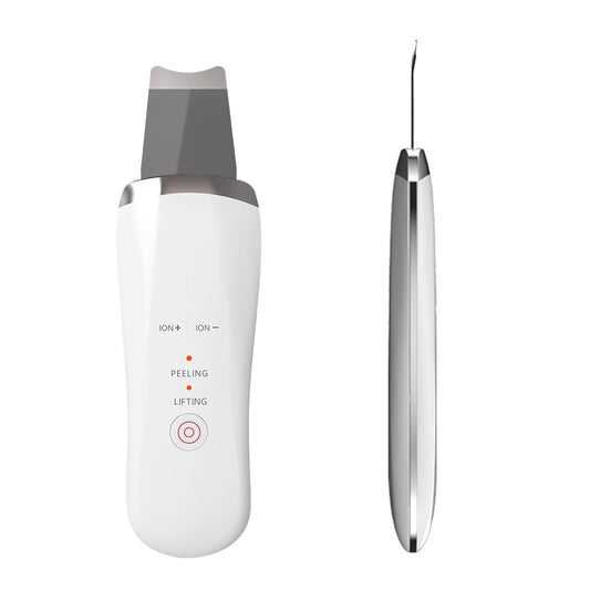 Electric Ultrasonic Skin Scrubber Face Spatula Home Ultrasonic Skin Scrubber Facial Cleaner Handheld Mini Derma Galvanica Tightening Face Scrubber Machine Skin Scrubber USB Ultrasonic - DropOnline.co