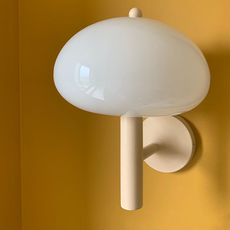 Small Mushroom Wall Lamp Retro Decor Living Room Bedroom Bedside - DropOnline.co