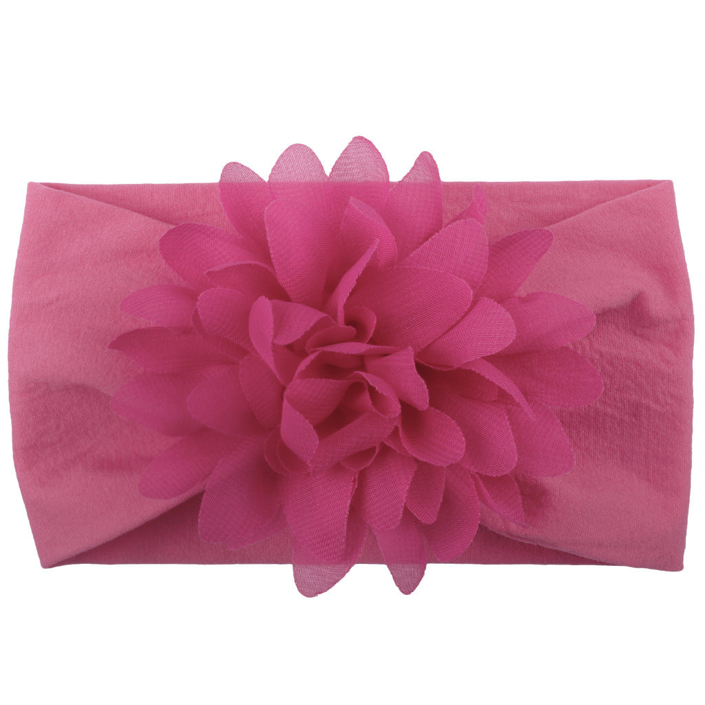 Chiffon Flower Baby Headband - Cute Princess Hair Accessories for Infant Girls - DropOnline.co