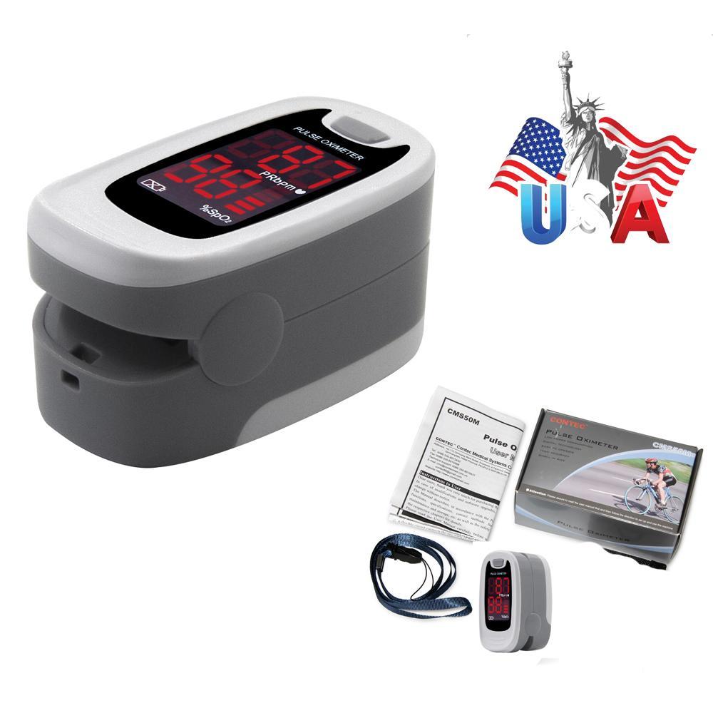 Finger-clip Pulse Oximeter, Blood Oxygen Saturation And Heart Rate Monitoring, With Soft Case, FDA Approved - DropOnline.co