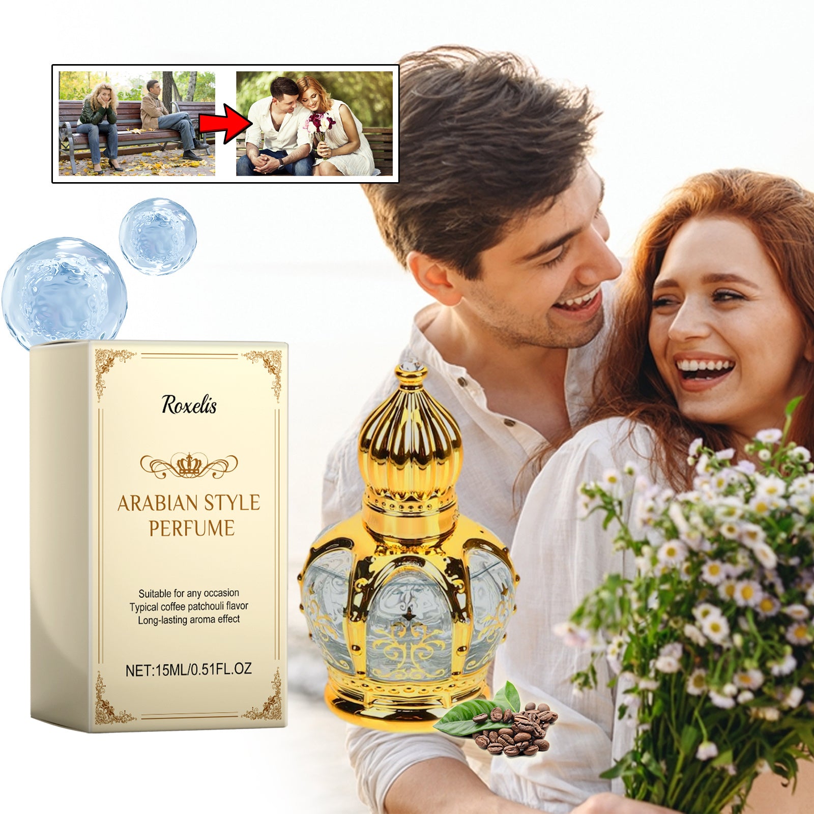 Exquisite Women's Perfume Coffee Patchouli Style Perfume Natural Fresh And Elegant Long Aftertaste Shows The Charm Atmosphere Dating Perfume - DropOnline.co