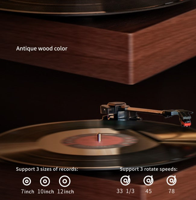 Record Player E300, Turntable, Record Player With 2 Stereo Speaker--Selling On Temu Is Prohibited - DropOnline.co