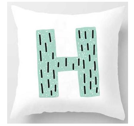 Cute Design Alphabet L Cushion Cover - DropOnline.co