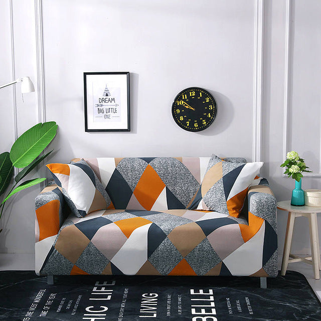 Printed sofa cushion sofa cover sofa cover - DropOnline.co
