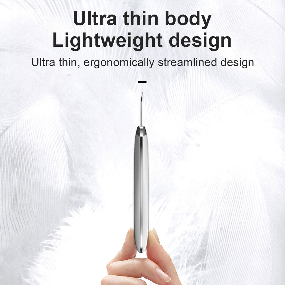 Electric Ultrasonic Skin Scrubber Face Spatula Home Ultrasonic Skin Scrubber Facial Cleaner Handheld Mini Derma Galvanica Tightening Face Scrubber Machine Skin Scrubber USB Ultrasonic - DropOnline.co