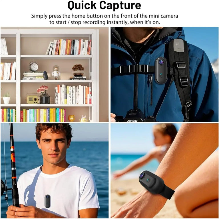 128GB FHD 1080P Mini Body POV Camera - DropOnline.co