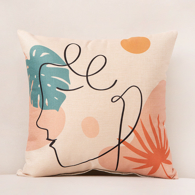Cushion cover creative stripe decorative surface pillowcase - DropOnline.co