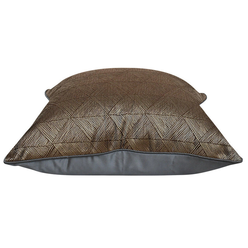 Modern Minimalist Brown Living Room Sofa Cushion Cushion - DropOnline.co