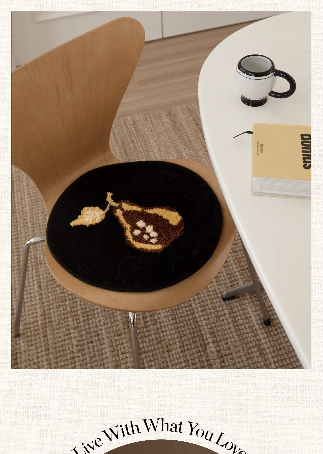 Chair Cushion Office Long-sitting Non-slip Cushion Absorbent Dirt-resistant Flocking Cushion - DropOnline.co