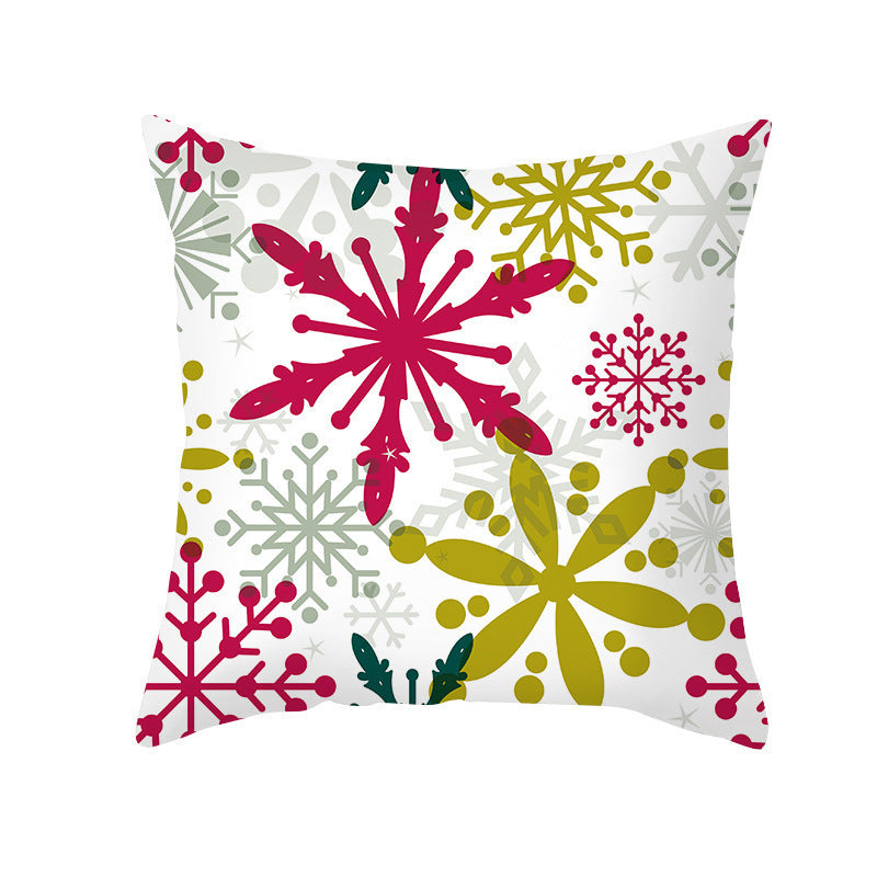 Cartoon Letter Printed French Velvet Cushion Cover - DropOnline.co