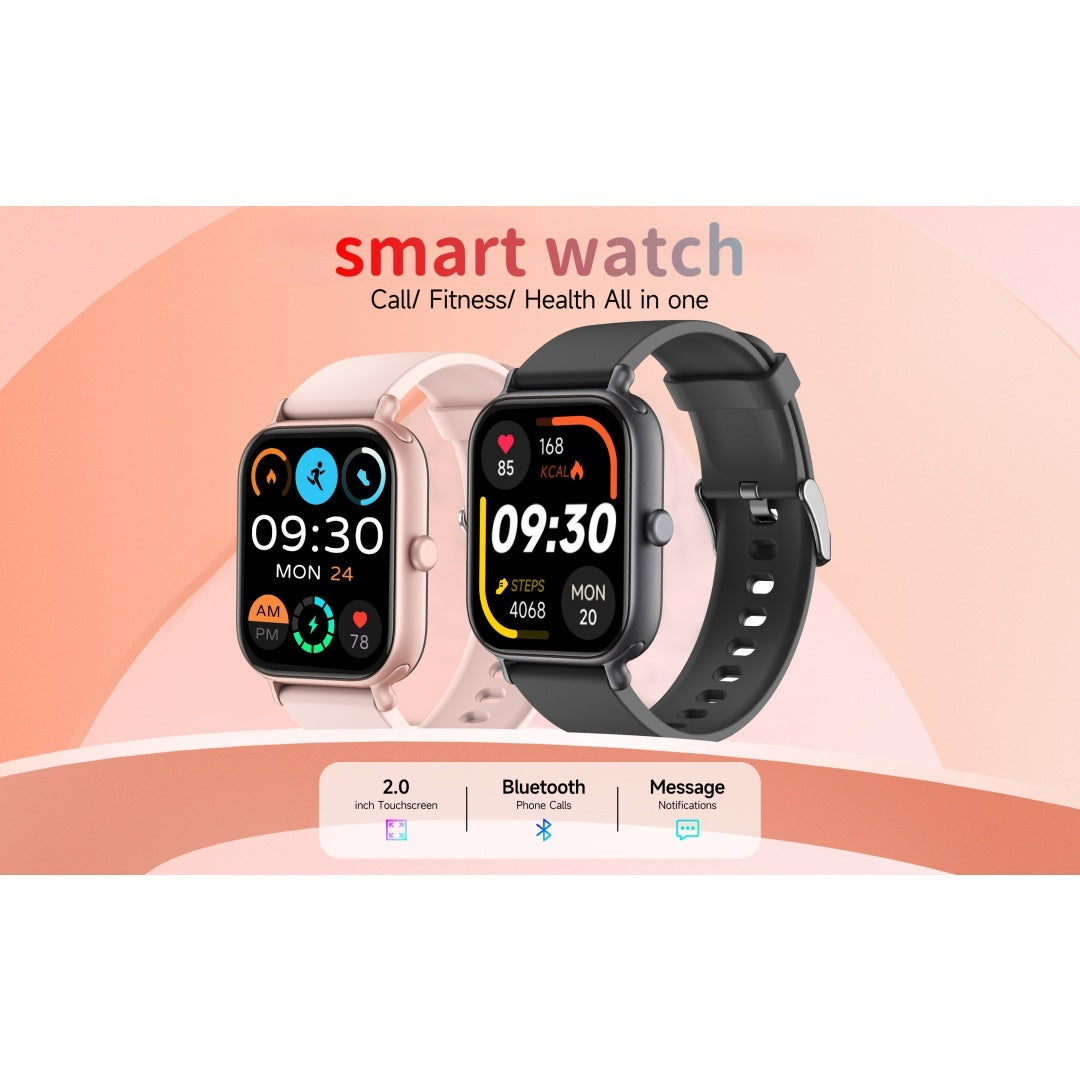 2025 New 2.0-inch Smart Watch With Multiple Sports Modes And Fitness Tracker - DropOnline.co