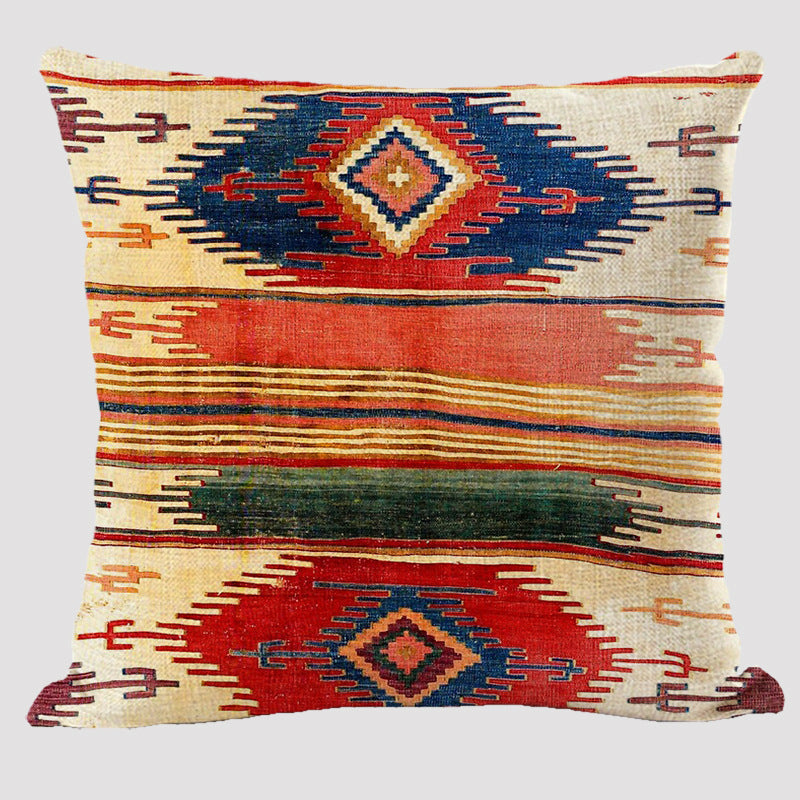 Modern Minimalist Bohemian Pillow Printed Polyester Cushion Cover - DropOnline.co