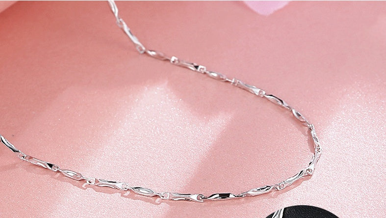 S925 sterling silver necklace - DropOnline.co