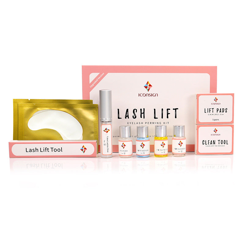 Upgrade Version Lash Lift Kit ICONSIGN Lifting Perm Eyelash Eyes Makeup Tools - DropOnline.co