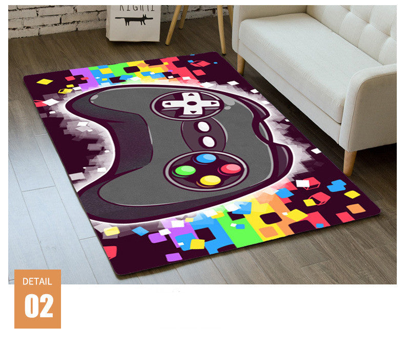 Flannel Home Decor Starry Floor Mat Living Room Rug - DropOnline.co