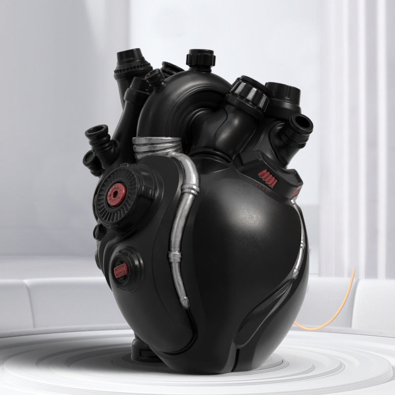 Cyber Punk Simulation Heart Vase Ornament Creative Technology Halloween Home Decor - DropOnline.co