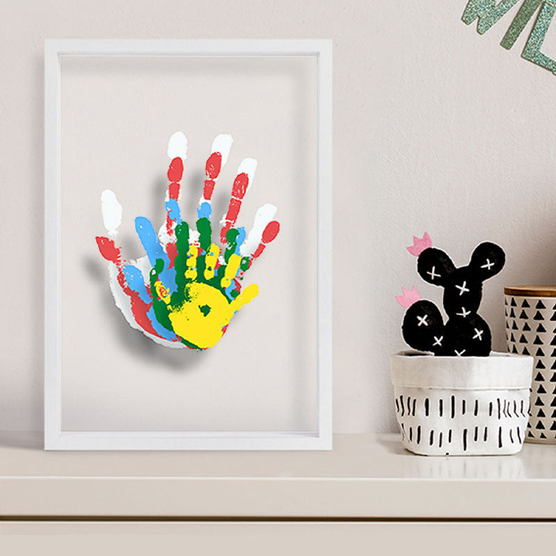 Art Print Souvenir Multi-person Handprint Diy Handprint Photo Frame - DropOnline.co
