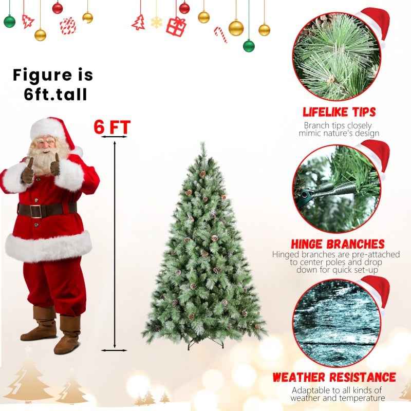 PVC Christmas Tree - Artificial Holiday Tree, Multiple Sizes