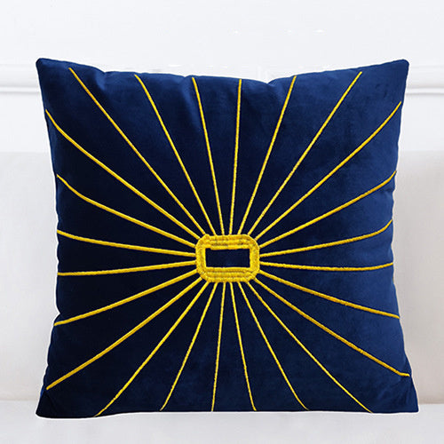 Golden Sofa Pillow Office Car Lumbar Cushion - DropOnline.co