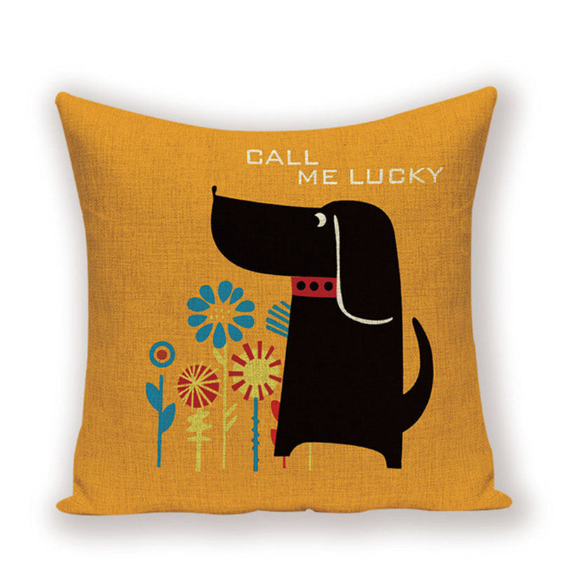 Dachshund Cushion Cover Fungus Sausage - DropOnline.co