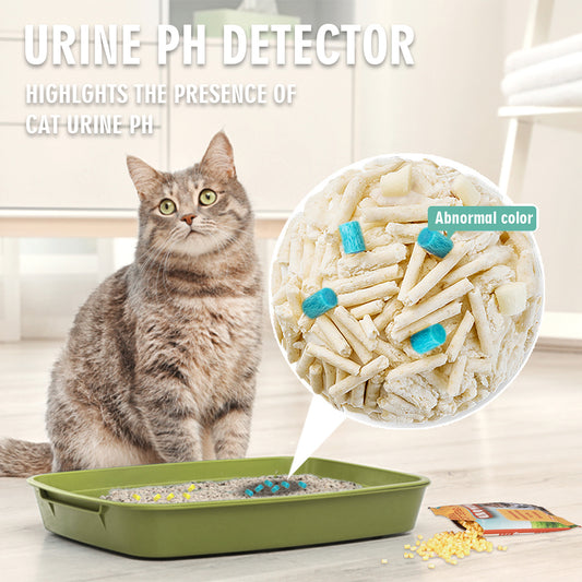 Cat Litter Self Checking Particles - Health Monitoring Color-Changing Litter for Cats - DropOnline.co