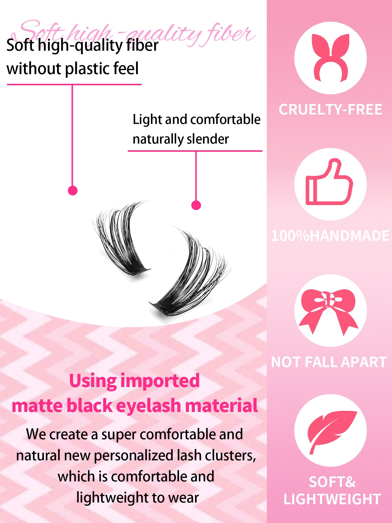 3D False Eyelashes, Multi-layered, Realistic, Soft And Comfortable, Natural Nude Makeup - DropOnline.co