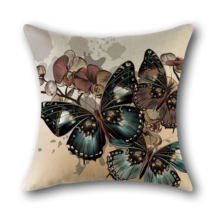 Cotton Linen Throw Pillow Cushion Cover Sofa Office - DropOnline.co