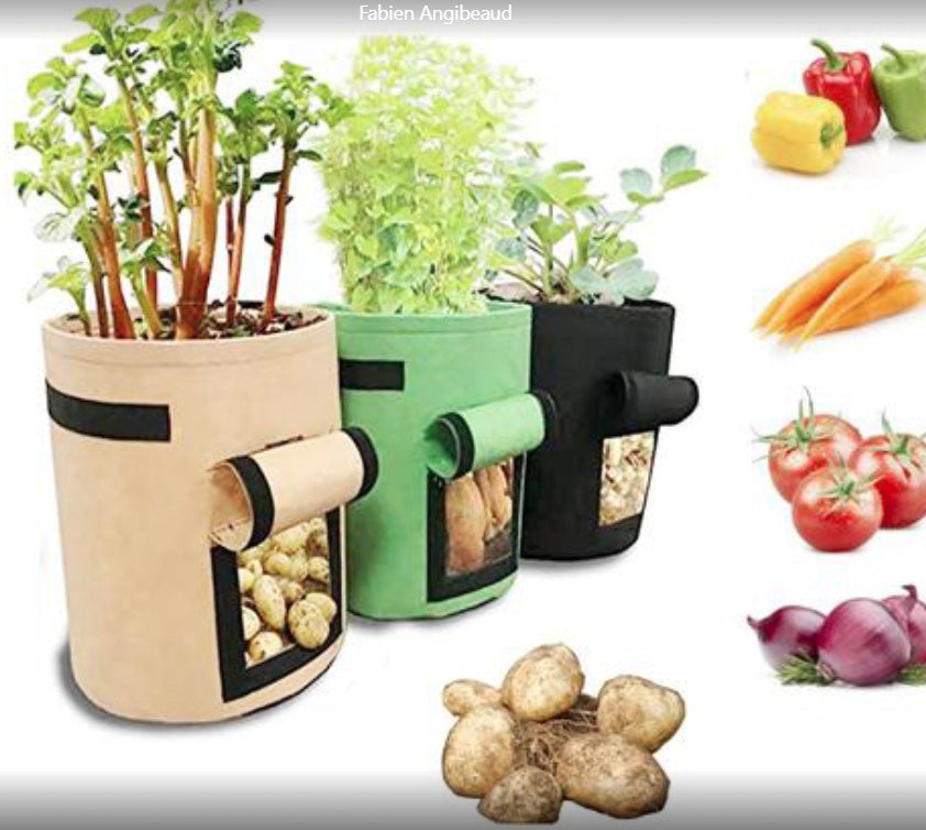 Breathable Potato Tomato Vegetable Plant Growth Bag - DropOnline.co