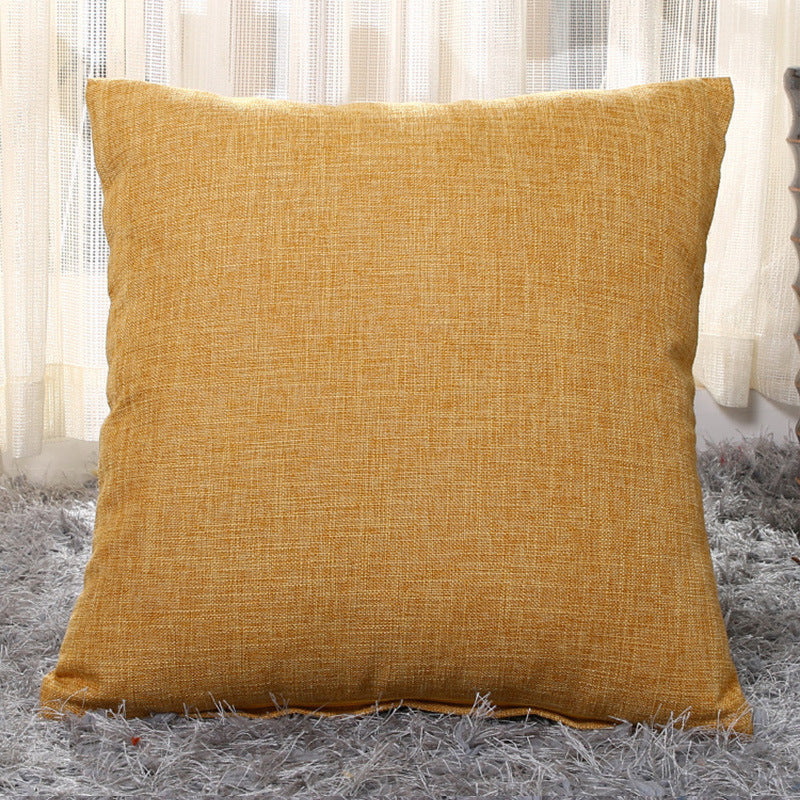 Solid color pillow cushion sofa cushion pillowcase - DropOnline.co