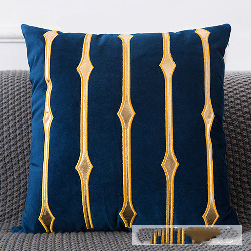 Golden Sofa Pillow Office Car Lumbar Cushion - DropOnline.co