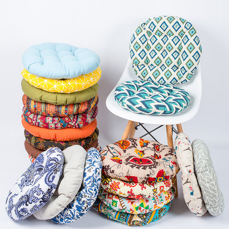 Japanese Style Cotton And Linen Thickened Home Cushion - DropOnline.co