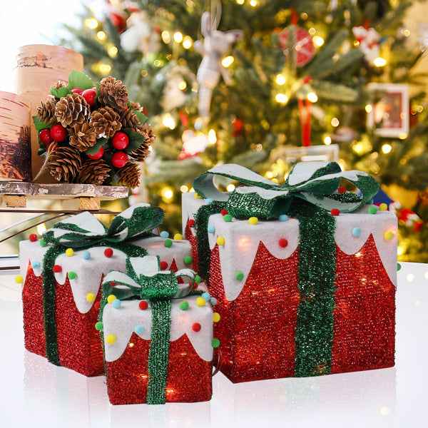 3pcs 60 Iceberg Effect Colored Cotton Balls - Battery Courtyard Gift Box Decoration - DropOnline.co