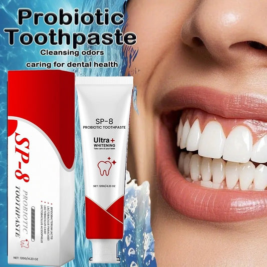 Temu Hot Sell Probiotic Whitening Toothpaste, Sp-8 Ultra Whitening Toothpaste,Fresh Breath  Strong Stains, Mint Flavor, Super Probiotics Used For Super Whitening And Fresh Breath - DropOnline.co