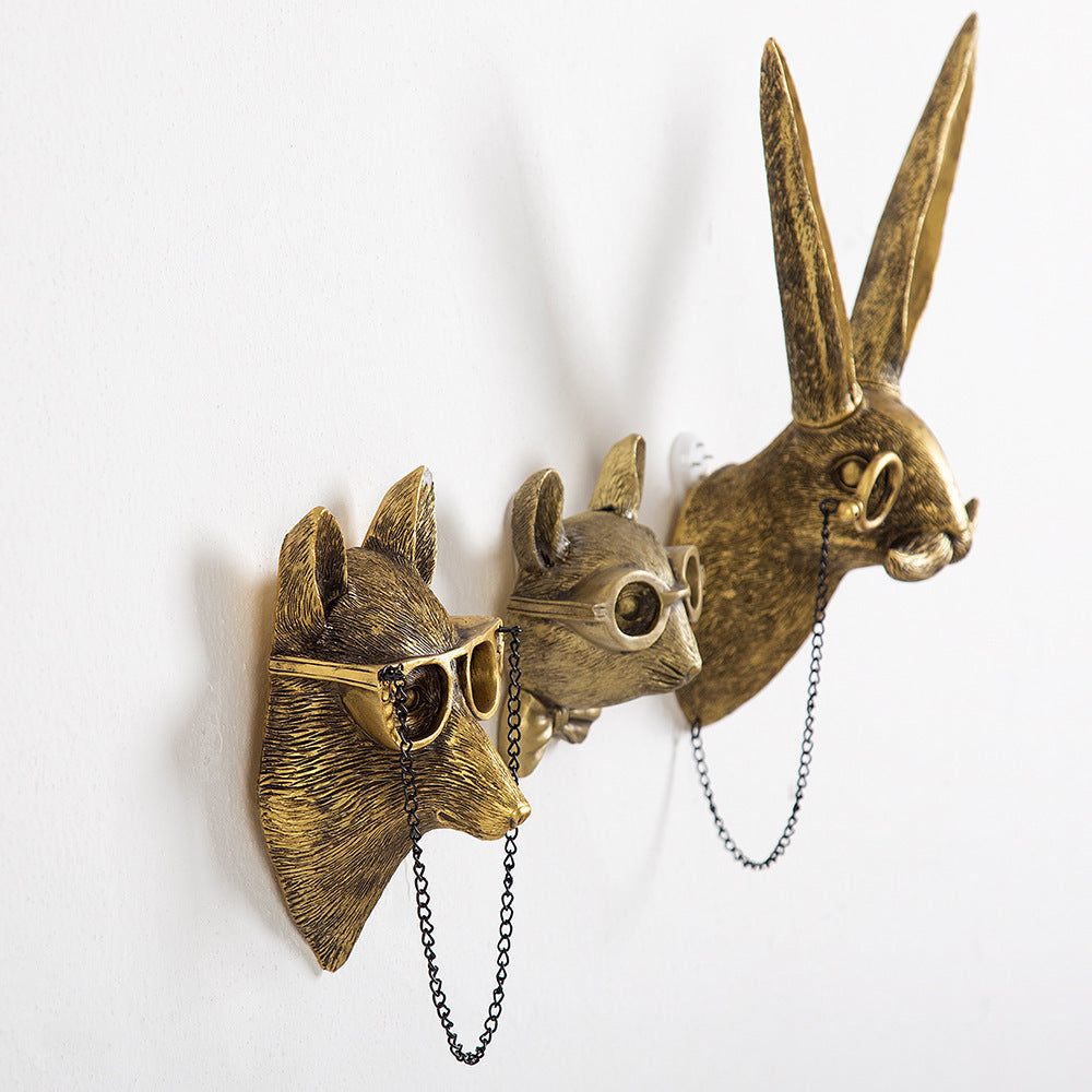 Antique Bronze Animal Pendant - Indoor Home Bedroom Decor Hanging Ornament - DropOnline.co