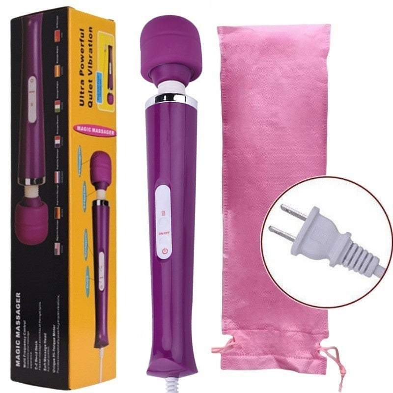 Handheld Massager 20 Speed Wand Vibrating Massage Magic Full Body Therapy Motor - DropOnline.co