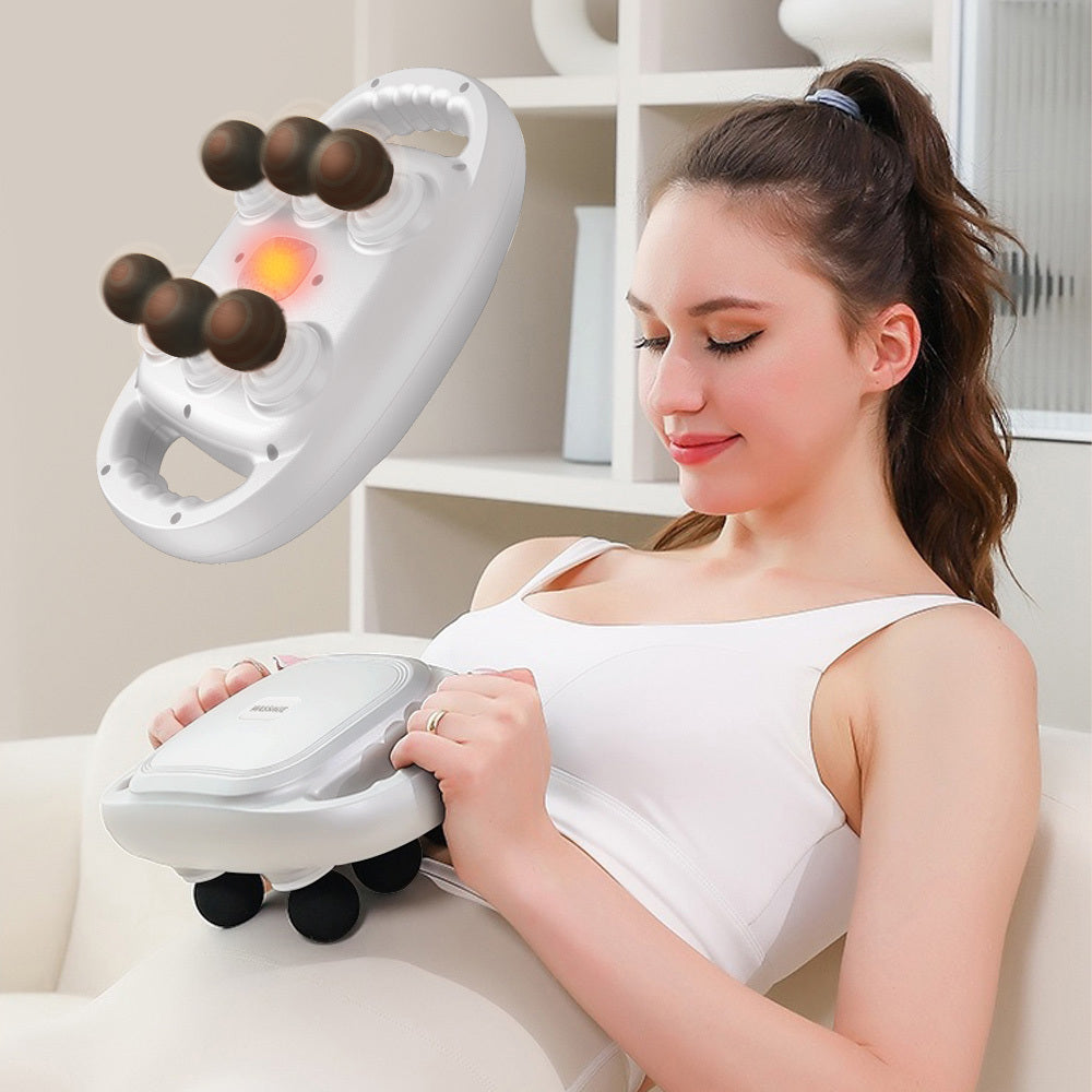 Handheld Deep Tissue Massagers  Percussion Massage Gun  6-Head Back Massager For Muscle Relaxation In Back Leg Neck Shoulder And Body Gifts For Families And Friends - DropOnline.co