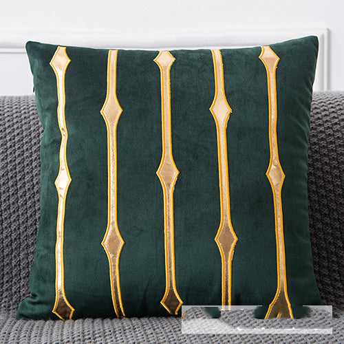 Golden Sofa Pillow Office Car Lumbar Cushion - DropOnline.co