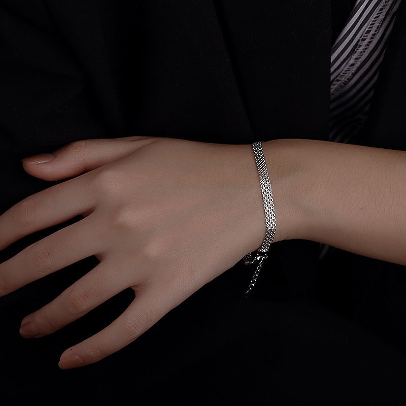 Multi-layer Lace Woven Round Beads Chain Bracelet - DropOnline.co