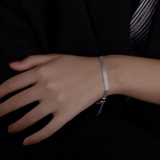 Multi-layer Lace Woven Round Beads Chain Bracelet - DropOnline.co