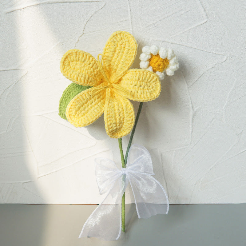 Home Hand-knitting Bouquet Pendant Decoration - DropOnline.co