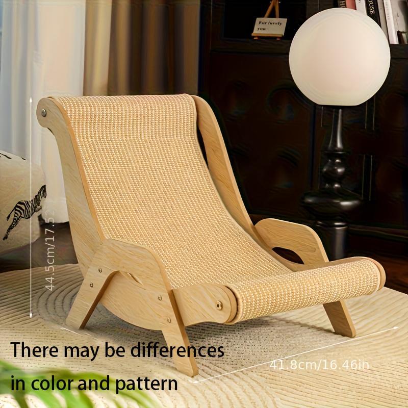 2-in-1 Cat Hammock And Scratching Post Durable Linen Rope Pet Rest Chair For All Seasons - DropOnline.co