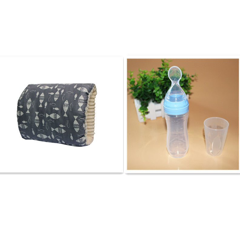 Adjustable Nursing Arm Pillow - Cotton Breastfeeding Support Cushion & Arm Pad - DropOnline.co