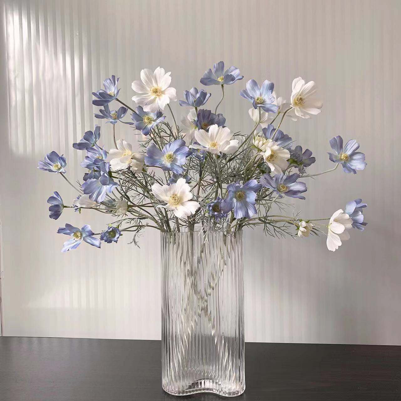 Pastoral Flowers Artificial Flower Bouquet - Realistic Silk Floral Arrangement for Home Decoration - DropOnline.co