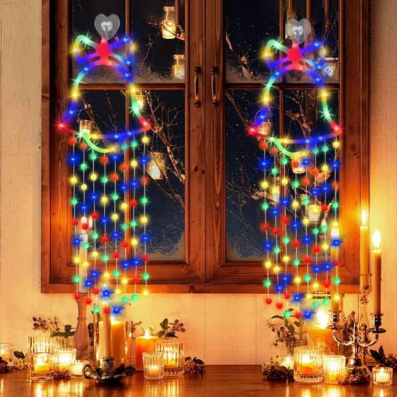 Christmas Bell LED String Lights - Hanging Lamp Atmosphere Tree Decoration - DropOnline.co