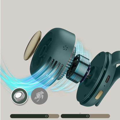 Mini Portable Pocket Fan | Compact Cyclone Clip-On Personal Fan for Travel & Outdoor